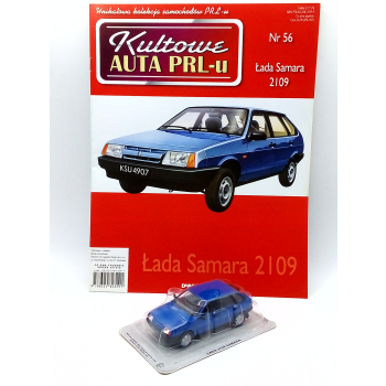 Łada Samara 2109 + gazetka - skala 1:43 - DeAgostini Kultowe Auta PRL